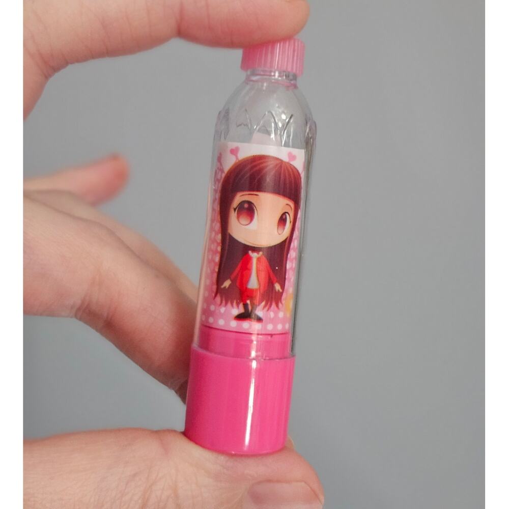 Baolishi Strawberry Lip Balm Mini Soda Bottle Kawaii Asian Beauty NEW